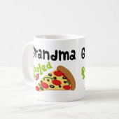 Mug Pizza (drôle) de grand-maman (Devant gauche)