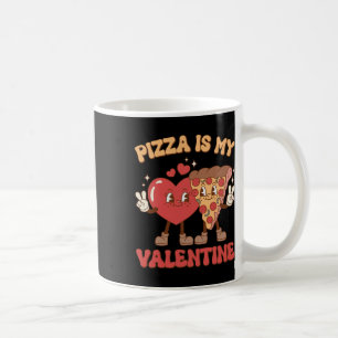 Mug Pizza Est Mon Valentin Valentines Jour Coeur Peppe