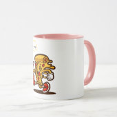 Mug pizza ici je viens (Devant droit)