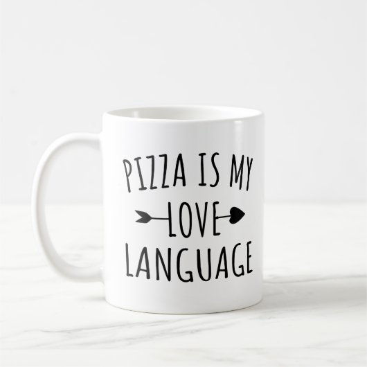 Mug Pizza is My Love Language - Pizza Lovers (Gauche)