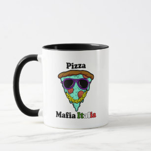Mug Pizza Mafia Italia – Gangster Drôle de Tranche de