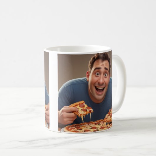 Mug Pizza Man (Devant droit)