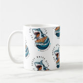 Mug Pizza pour manger des requins | Le Grand Bite Blan (Gauche)