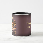 Mug Pizza rétro avec torsion Citrouille (Centre)