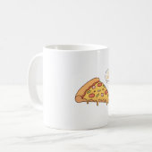 Mug Pizza Slice Ajouter Fromage Drôle (Devant gauche)