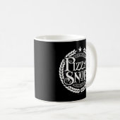 Mug Pizza Snob - amusant amateur de pizza (Devant droit)
