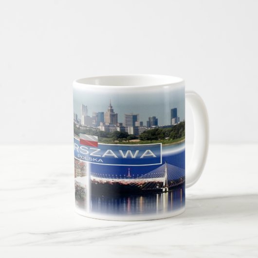 Mug PL Pologne Polska - Varsovie Varsovie - (Devant droit)