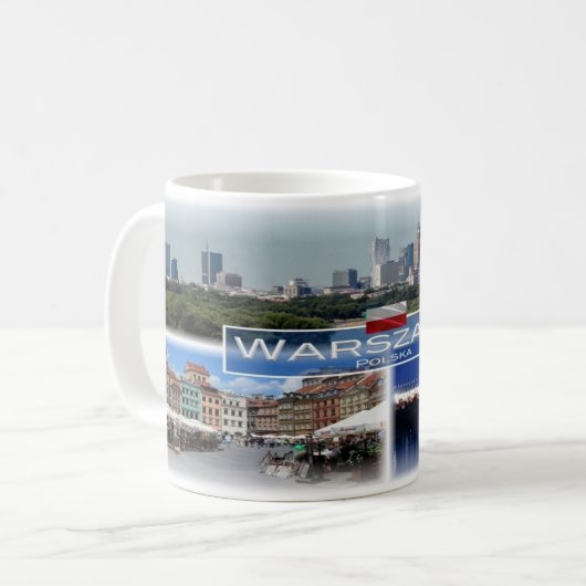 Mug PL Pologne Polska - Varsovie Varsovie - (Devant gauche)