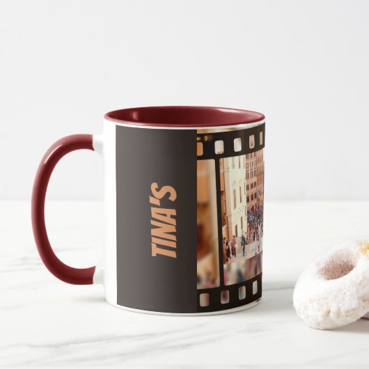Mug Place d'Espagne Rome, Italie (Avec donut)