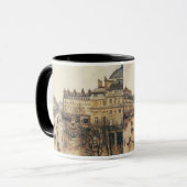 Mug Place du Théâtre Français, Paris Pluie par Pissarr (Devant gauche)