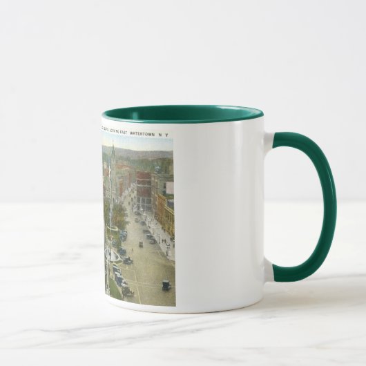 Mug Place publique, cru 1928 de Watertown NY (Droite)