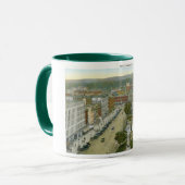 Mug Place publique, cru 1928 de Watertown NY (Devant gauche)