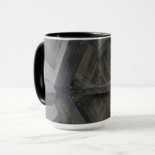 Mug Plafond de poutres en bois (Devant gauche)