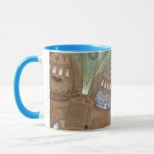 Mug Plafond en dôme intérieur coloré de la Mosquée Ble