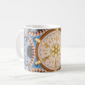 Mug Plafond jaune, bleu et jaune (Devant gauche)