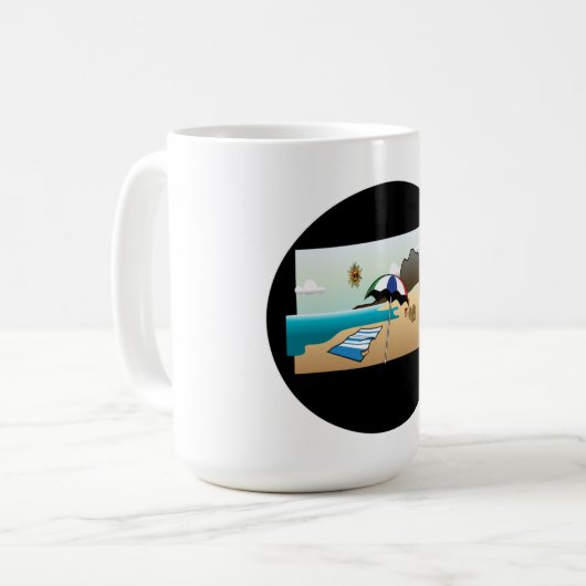 Mug Plage (Devant gauche)