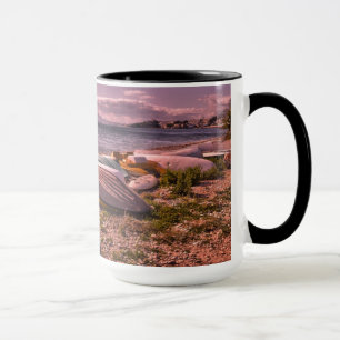 Mug Plage abandonnée des bateaux d'aviron L'Olla,