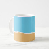Mug Plage Abstraite, mer et ciel (Devant gauche)