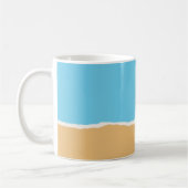 Mug Plage Abstraite, mer et ciel (Gauche)