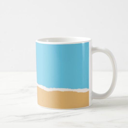 Mug Plage Abstraite, mer et ciel (Droite)