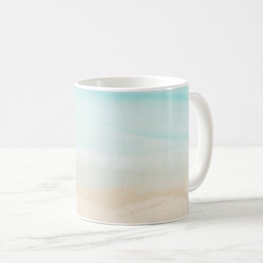Mug Plage Abstraite moderne (Devant droit)