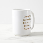 Mug Plage aquarelle de retraite heureuse personnalisée (Devant droit)