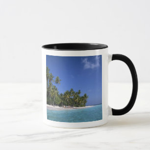 Mug Plage avec palmiers, Maldives