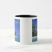 Mug Plage avec palmiers, Maldives (Centre)