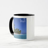 Mug Plage avec palmiers, Maldives (Devant gauche)