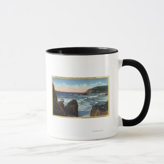 Mug Plage balnéaire et Cannon, Oregon (Droite)