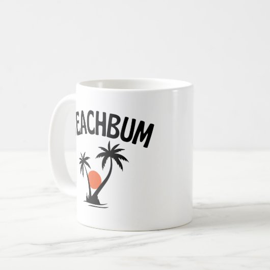Mug Plage Beachbum Été (Devant gauche)