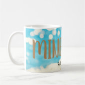 Mug Plage Blue Seagull Personnalisé (Gauche)