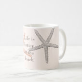 Mug Plage Blue Starfish (Devant droit)