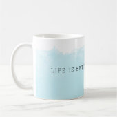 Mug Plage Blue Watercolor (Gauche)