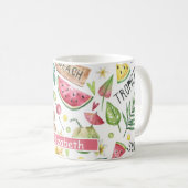 Mug Plage colorée Fille Relax (Devant droit)
