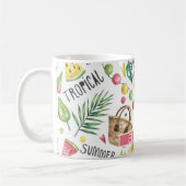 Mug Plage colorée Fille Relax (Gauche)