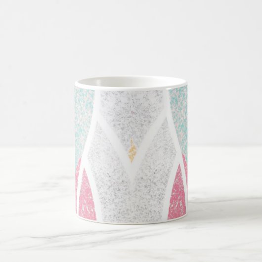 Mug Plage/côte vagues abstraites (Centre)