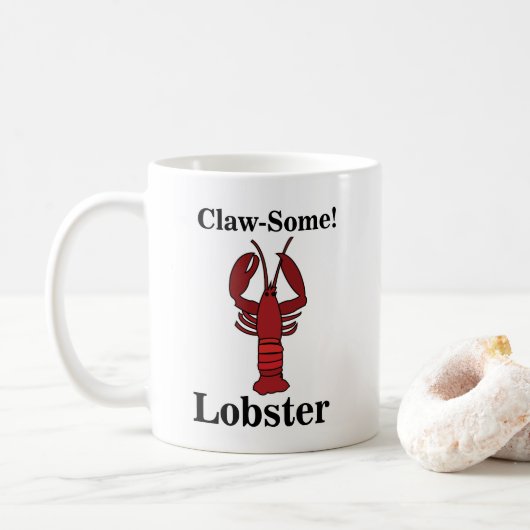 Mug Plage côtière de Red Maine Lobster Seafood (Avec donut)