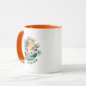 Mug Plage côtière moderne Maman mignonne citation (Devant gauche)