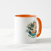 Mug Plage côtière moderne Maman mignonne citation (Devant droit)