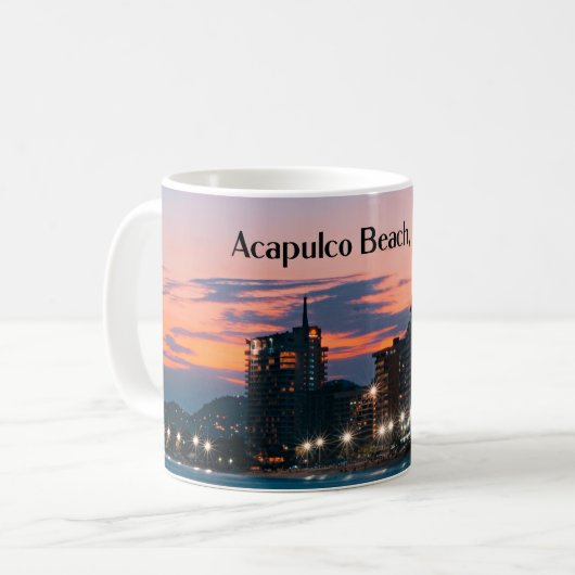 Mug Plage d'Acapulco, Mexique (Devant gauche)