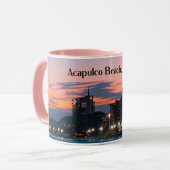 Mug Plage d'Acapulco, Mexique (Devant gauche)