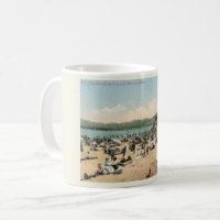 Plage de bain, Père Noël Cruz CA Style Vintage