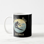 Mug Plage de Bells Australie Surf Distressed  (Gauche)