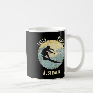 Mug Plage de Bells Australie Surf Distressed