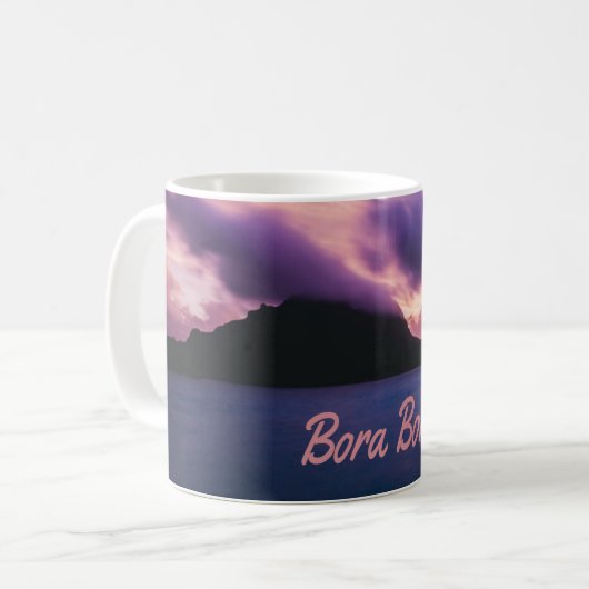 Mug Plage de Bora Bora Suset Island (Devant gauche)