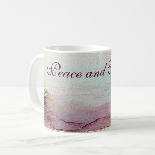 Mug Plage de calme et de sérénité (Devant gauche)