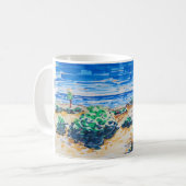 Mug Plage de Cancun coloré et frais (Devant gauche)