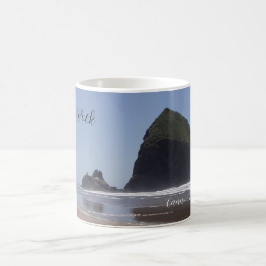 Mug Plage de canon Haystack Rock Oregon (Centre)