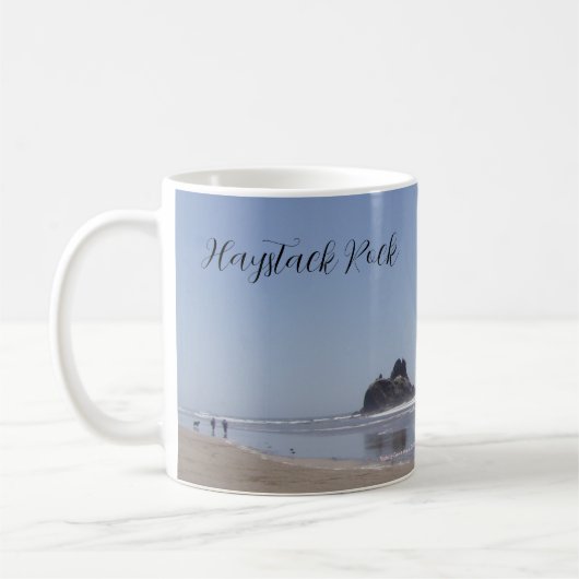 Mug Plage de canon Haystack Rock Oregon (Gauche)